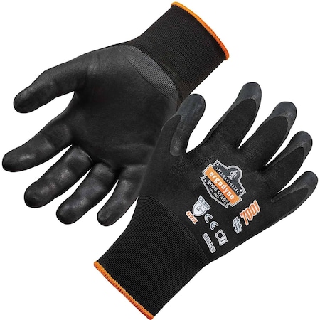 Ergodyne Abrasion-Resistant Nitrile-Coated Gloves - DSX, , Nitrile , S 1 PR 7001